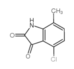 4-Chloro-7-methylIsatin Structure