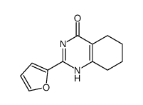 2-(Furan-2-yl)-5,6,7,8-tetrahydroquinazolin-4(3H)-one结构式