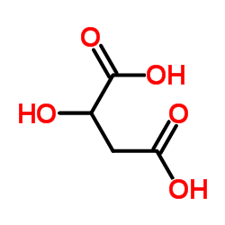 DL-苹果酸结构式