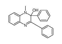 1-methyl-2,3-diphenylquinoxalin-2-ol结构式