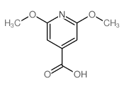 2,6-二甲氧基-4-吡啶羧酸结构式