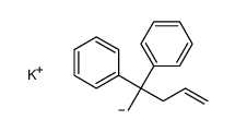 potassium,2-phenylpent-4-en-2-ylbenzene结构式