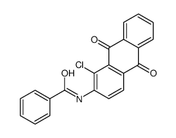 N-(1-chloro-9,10-dioxoanthracen-2-yl)benzamide结构式