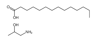 (2-hydroxypropyl)ammonium myristate Structure