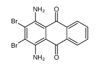 1,4-diamino-2,3-dibromoanthraquinone结构式