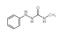 Hydrazinecarboxamide,N-methyl-2-phenyl-结构式