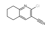 2-Chloro-5,6,7,8-tetrahydroquinoline-3-carbonitrile Structure