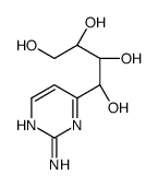 (1R,2S,3R)-1-(2-aminopyrimidin-4-yl)butane-1,2,3,4-tetrol结构式