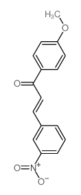 1-(4-methoxyphenyl)-3-(3-nitrophenyl)prop-2-en-1-one Structure