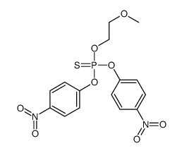 2-methoxyethoxy-bis(4-nitrophenoxy)-sulfanylidene-λ5-phosphane结构式