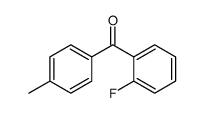 (2-fluorophenyl)-(4-methylphenyl)methanone Structure