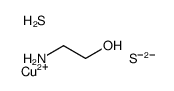 copper,2-aminoethanol,sulfane,sulfide Structure