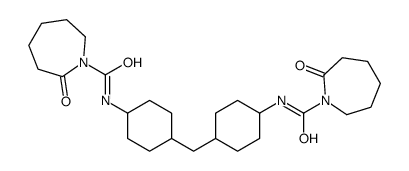 2-oxo-N-[4-[[4-[(2-oxoazepane-1-carbonyl)amino]cyclohexyl]methyl]cyclohexyl]azepane-1-carboxamide Structure
