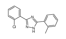 5-(2-Chlorophenyl)-3-(o-tolyl)-1H-1,2,4-triazole结构式