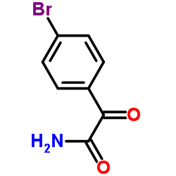2-(4-溴-苯基)-2-氧代-乙酰胺结构式
