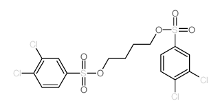 4-(((3,4-Dichlorophenyl)sulfonyl)oxy)butyl 3,4-dichlorobenzenesulfonate Structure