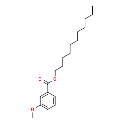 3-Methoxybenzoic acid undecyl ester结构式