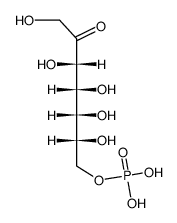 D-sedoheptulose 7-phosphate Structure