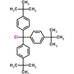 1,1',1''-(Chloromethanetriyl)tris[4-(2-methyl-2-propanyl)benzene] Structure