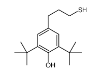 2,6-ditert-butyl-4-(3-sulfanylpropyl)phenol Structure