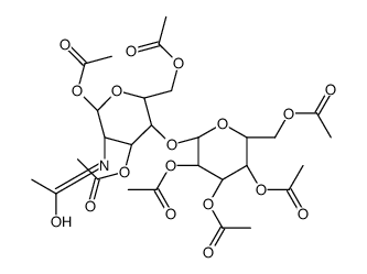 N-乙酰半乳糖胺七乙酸盐结构式