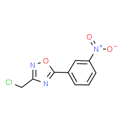3-(Chloromethyl)-5-(3-nitrophenyl)-1,2,4-oxadiazole Structure