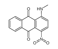 1-(methylamino)-4-nitroanthraquinone Structure