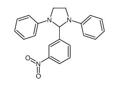 2-(3-nitrophenyl)-1,3-diphenylimidazolidine结构式