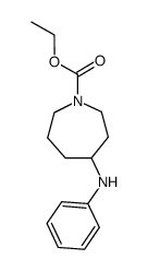 1-(carbethoxy)-4-anilinoperhydroazepine Structure