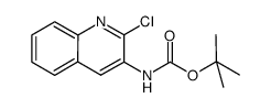 tert-butyl (2-chloroquinolin-3-yl)carbamate Structure