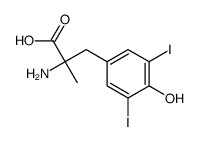 3,5-Diiodo-a-methyl-DL-tyrosine结构式