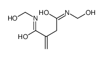 N,N'-bis(hydroxymethyl)-2-methylidenebutanediamide Structure