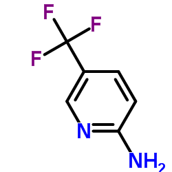 2-氨基-5-三氟甲基吡啶结构式