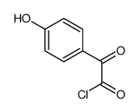 Benzeneacetyl chloride, 4-hydroxy-alpha-oxo- (9CI)结构式