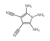 1,2,5-triaminopyrrole-3,4-dicarbonitrile结构式