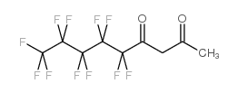 5,5,6,6,7,7,8,8,9,9,9-Undeca氟壬烷-2,4-二酮结构式