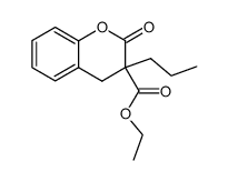 ethyl 2-oxo-3-propylchromane-3-carboxylate Structure