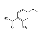 2-氨基-4-异丙基苯甲酸结构式