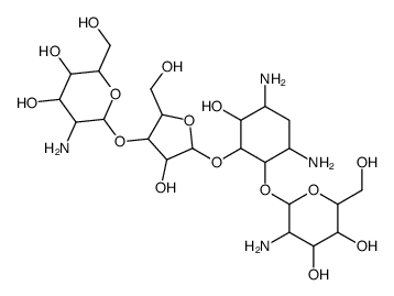 6'''-deamino-6'''-hydroxyparomomycin I Structure