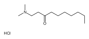 1-(dimethylamino)decan-3-one,hydrochloride Structure
