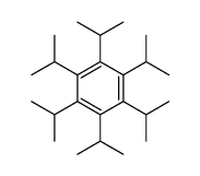 1,2,3,4,5,6-hexa(propan-2-yl)benzene结构式