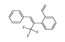 trans-α-(trifluoromethyl)-2-vinylstilbene Structure