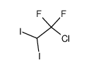 1-chloro-1,1-difluoro-2,2-diiodo-ethane结构式