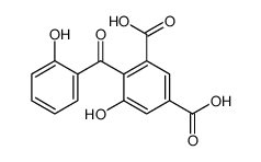 5-hydroxy-4-(2-hydroxybenzoyl)benzene-1,3-dicarboxylic acid结构式