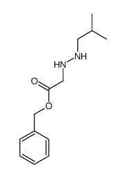 benzyl 2-[2-(2-methylpropyl)hydrazinyl]acetate结构式