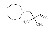 3-氮杂环庚烷-1-基-2,2-二甲基丙醛结构式