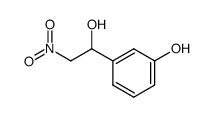 1-(3-hydroxyphenyl)-2-nitro-ethanol结构式