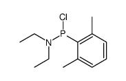 (2,6-dimethylphenyl)phosphonous chloride diehylamide Structure