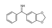 3,4-methylenedioxy-benzophenone-imine结构式
