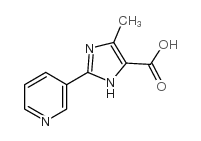 5-METHYL-2-PYRIDIN-3-YL-3H-IMIDAZOLE-4-CARBOXYLIC ACID Structure
